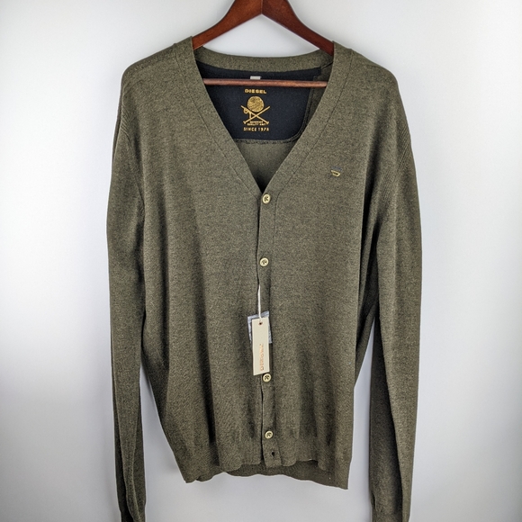 Men's Diesel Cardigan - Picture 1 of 4